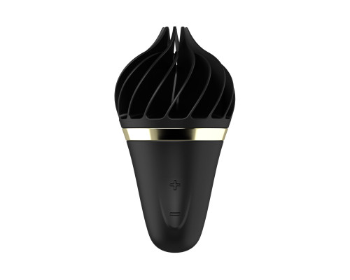 Мороженка спиннатор Satisfyer Lay-On - Sweet Treat Black/Gold