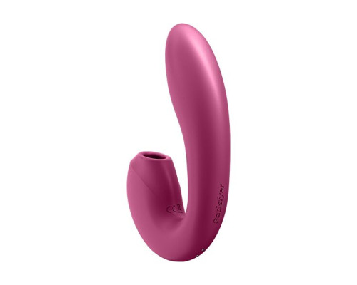 Вакуумний смарт вібратор Satisfyer Sunray Berry, 4 положення стовбура