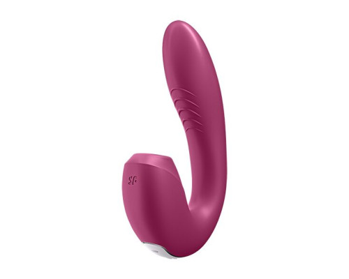 Вакуумний смарт вібратор Satisfyer Sunray Berry, 4 положення стовбура