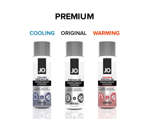 Охолоджувальний лубрикант на силіконовій основі System JO PREMIUM — COOLING (60 мл)