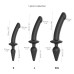 Анальна пробка з дилдо 2в1 Strap-On-Me SWITCH PLUG-IN DILDO Black S, діаметр 3,3/2,9 см