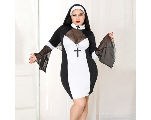 Эротический костюм монашки JSY P71109 Plus Size