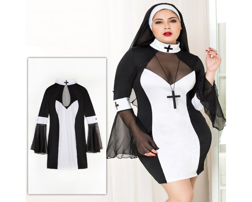 Эротический костюм монашки JSY P71109 Plus Size