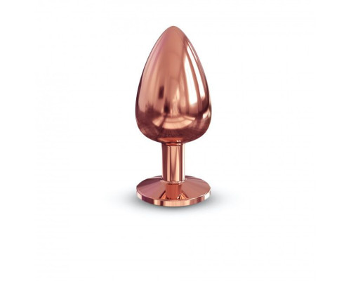 Металева анальна пробка із прикрасою у вигляді кристалу Dorcel - Diamond Plug L