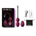 Вагінальні кульки з вібрацією та пультом Dorcel LOVE BALLS PLUM