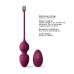 Вагінальні кульки з вібрацією та пультом Dorcel LOVE BALLS PLUM