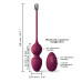 Вагінальні кульки з вібрацією та пультом Dorcel LOVE BALLS PLUM