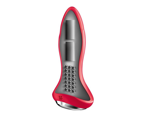 Анальна смартвібропробка із перлинним масажем Satisfyer Rotator Plug 1+ Red