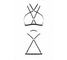 Портупея-стрепи KELIS BRA black S/M - Passion Exclusive