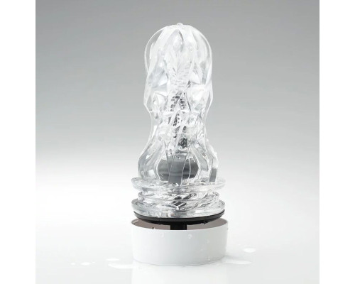 Мастурбатор Tenga — Aero Masturbator Silver, інноваційна технологія всмоктування