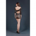 Мінісукня Moonlight Model 07 Black, глибоке декольте, відкрита спинка