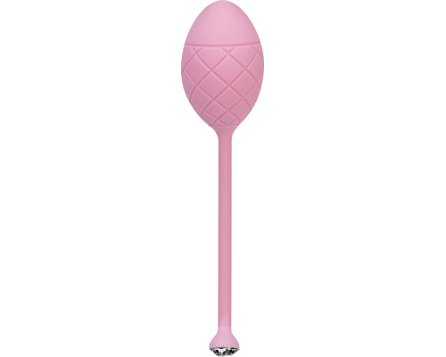 Розкішні вагінальні кульки PILLOW TALK - Frisky Pink з кристалом, діаметр 3,2 см, вага 49-75гр