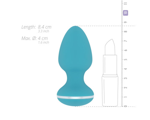 Анальна вібропробка Cala Azul - Blanca Vibrating anal plug