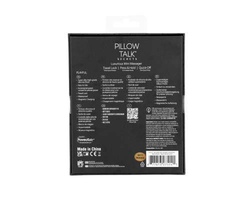 Кліторальний стимулятор Pillow Talk Secrets Playful BLUE