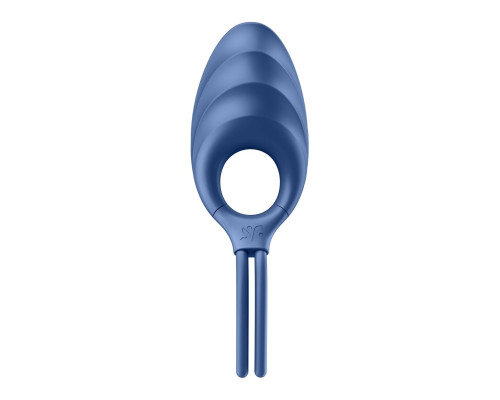 Эрекционное виброкольцо лассо Satisfyer Swordsman Blue, крепкая фиксация, 10 режимов, мощный мотор