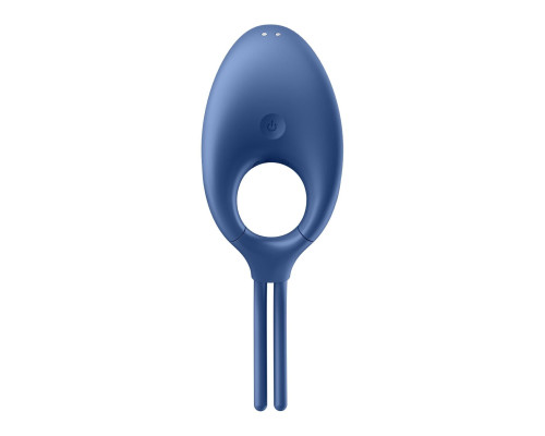 Эрекционное виброкольцо лассо Satisfyer Swordsman Blue, крепкая фиксация, 10 режимов, мощный мотор