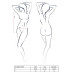 Боді монокіні з довгим рукавом і закритим плечем YOLANDA BODY black L/XL - Passion