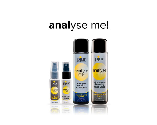 Анальная смазка pjur analyse me! Relaxing jojoba silicone 30 мл на силиконовой основе с жожоба