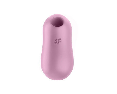 Вакуумний стимулятор із вібрацією Satisfyer Cotton Candy Lilac