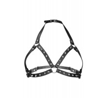 Портупея з металевими шипами Fetish Tentation Sexy Adjustable Chest Harness
