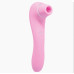 Вібратор і вакуумний стимулятор Alive Midnight Quiver Pink - іграшка 2 в 1