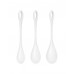 Набір йоні намистин Satisfyer Yoni Power 1 White, діаметр 2-2,5-3см, вага 22-46-74гр