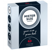 Презервативы Mister Size 60 (3 pcs)