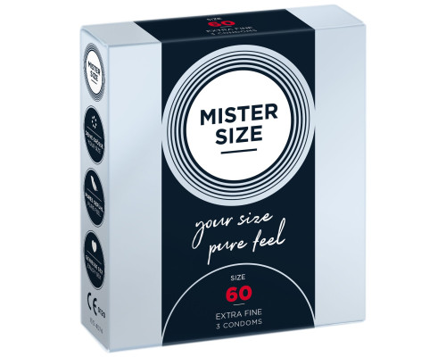 Презервативы Mister Size 60 (3 pcs)