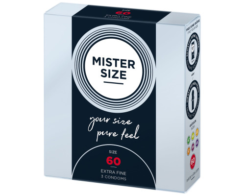 Презервативы Mister Size 60 (3 pcs)