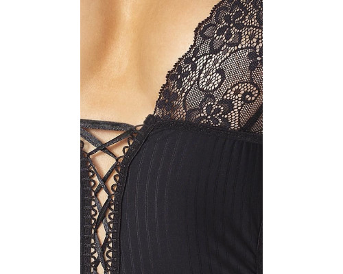 (SALE) Боді монокіні з глибоким декольте ZOJA BODY black S/M - Passion Exclusive