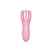 Кліторальний смарт вібратор Satisfyer Threesome 4 Pink з трьома пальчиками