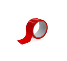 Скотч для бондажа Fetish Tentation Red (15м), не липнет к коже и волоскам, только сам к себе