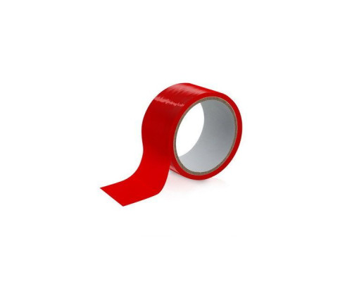 Скотч для бондажа Fetish Tentation Red (15м), не липнет к коже и волоскам, только сам к себе