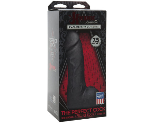 Фалоімітатор зі з'ємною присоскою Doc Johnson Kink - The Perfect Cock 7.5 inch With Removable Vac-U-
