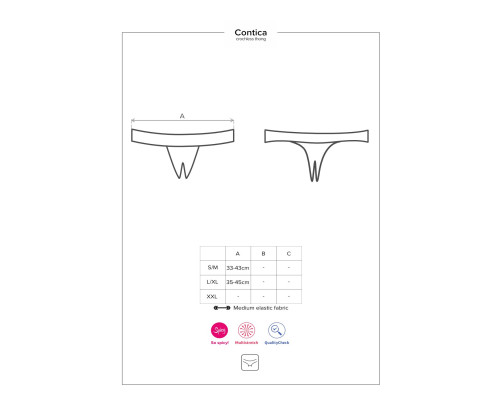 Obsessive Contica crothchles thong S/M