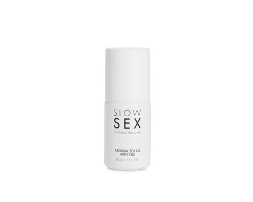 Збуджуююче масло для клитора Bijoux Indiscrets SLOW SEX Arousal Sex Oil CBD