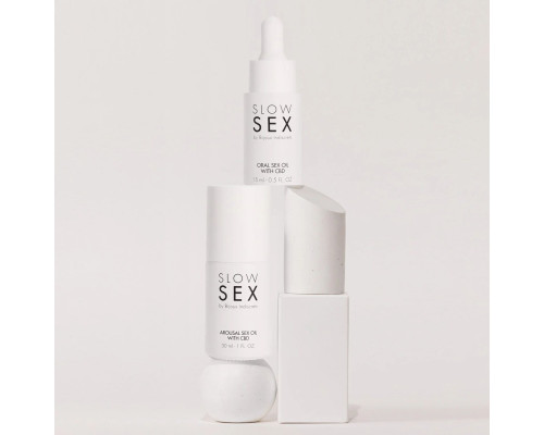 Збуджуююче масло для клитора Bijoux Indiscrets SLOW SEX Arousal Sex Oil CBD