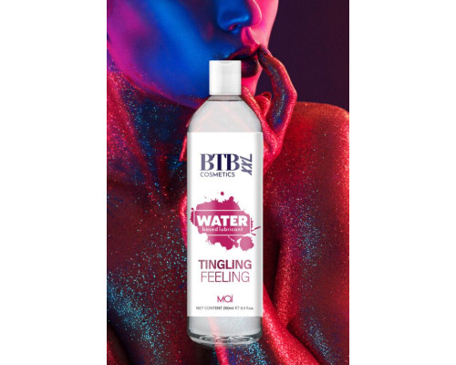 Змазка на водній основі з ефектом вібрації BTB TINGLING FEELING (250 мл)