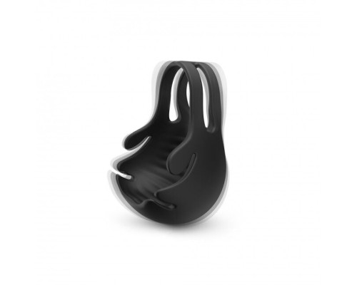 Эрекционное кольцо с вибрацией и стимуляцией мошонки Dorcel FUN BAG, перезаряжаемое