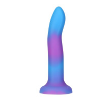 Фалоімітатор, що світиться у темряві, ADDICTION - Rave - 8" Glow in the Dark Dildo - Blue Purple