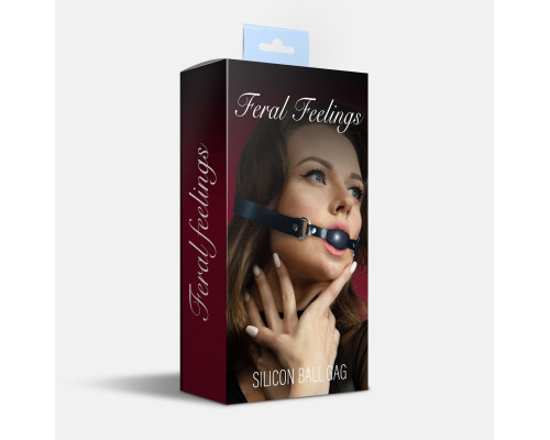 Кляп силиконовый Feral Feelings Silicon Ball Gag Black/Black