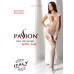 Ажурный бодистокинг с чулками Passion BS082 white