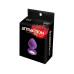 Анальна пробка з кристалом MAI Attraction Toys №48 Purple, довжина 8,2см, діаметр 3,5 см
