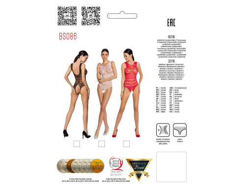 Бодистокинг Passion BS086 white