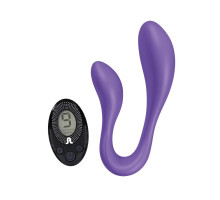 Вібратор для пар Adrien Lastic Couple Secrets II з пультом LRS, два мотора, універсальний