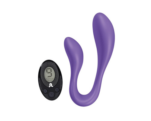 Вібратор для пар Adrien Lastic Couple Secrets II з пультом LRS, два мотора, універсальний