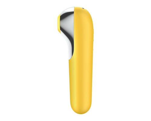 Смарт вібратор та вакуумний стимулятор 2-в-1 Satisfyer Dual Love Yellow