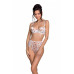 Еротичний комплект з малюнком LOVELIA BIKINI white S/M - Passion