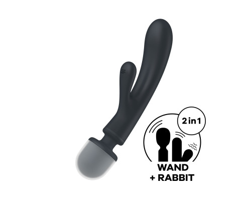 Вібратор 3в1 Satisfyer Triple Lover (Grey)