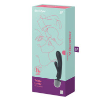 Вібратор 3в1 Satisfyer Triple Lover (Grey)